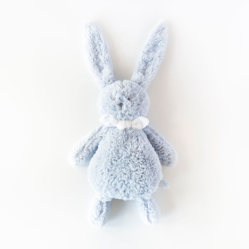  - ella lapin - peluche bleu 30 cm 